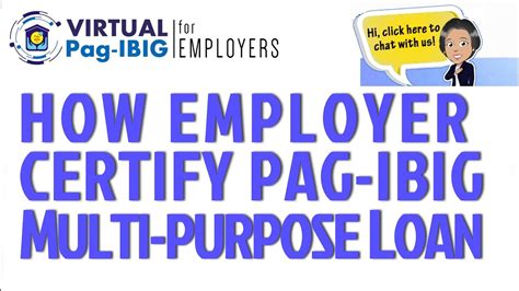 How Employer Certify Pag ibig Multipurpose Loan of Employee .